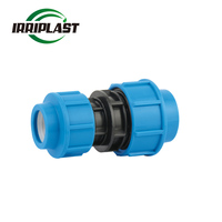 Raccords à Compression PN16 en PEHD et PP à Surface Lisse et Connexion par Soudure pour Systèmes d'Alimentation en Eau et d'Irrigation