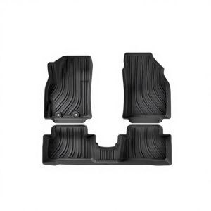Tapis de sol toutes saisons pour <span class=keywords><strong>Toyota</strong></span> <span class=keywords><strong>Yaris</strong></span> <span class=keywords><strong>Cross</strong></span> 2020 2021 2022 Version européenne LHD, tapis de sol 3D TPE sur mesure - Product Image 2