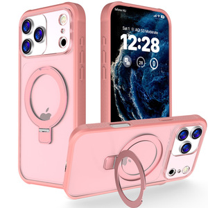 Coque de téléphone en silicone magnétique avec support adhésif pour <span class=keywords><strong>iPhone</strong></span> 17 Pro Max, protection intégrale de l'appareil photo - Product Image 6