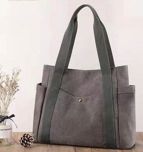 Simple Design Lady Casual Thick Canvas Tote Bags Plain Natural Beige Color Reusable Shopping Bag Grocery Shoulder Bag - Product Image 6