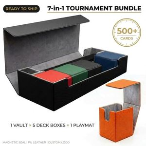 Pack de collection FX 7-en-1 |   Grande boîte de rangement avec 5 compartiments intérieurs et tapis de jeu |   Système de rangement ultime pour cartes TCG Pokémon Commander - Product Image 2