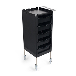 Carrito de salón <span class=keywords><strong>con</strong></span> cajones Perchas para pelucas Carrito de estilista móvil para almacenamiento de pelucas y herramientas - Product Image 1