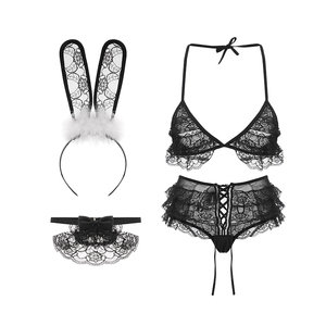 角色扮演内衣性感午夜角色扮演跳跃兔子女孩卧室服装GR469 - Product Image 4