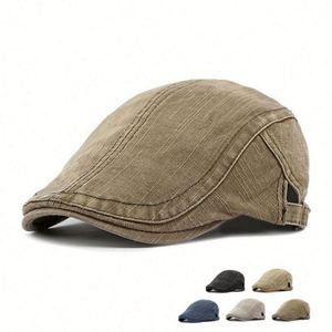 Casquette Gavroche Unisexe Homme Femme Style Gatsby Chic Couleur Unie Premium Sport Décontracté Toutes Saisons Marque Personnalisée Vente en Gros - Product Image 1