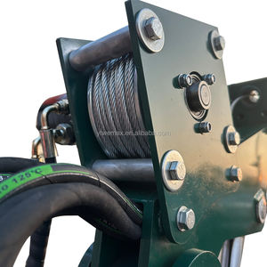 Rimorchio Forestale ATV per Carichi Pesanti da 2000 kg con Gru Idraulica Telescopica per Tronchi, Pompa Motore, Ingranaggi, Doppia Trave a C, Abilitato IoT, Certificato CE - Product Image 5