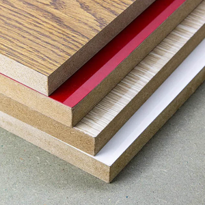 خشب رقائقي رقائقي مصفح مقاوم للرطوبة طراز <span class=keywords><strong>MDF</strong></span> بمقاس 4 × 8 18 من ألواح الميلامين مقاس 12 ملم لغرفة النوم مقاس 0 E1 - Product Image 1