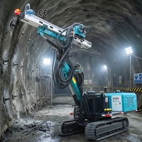 Foreuse hydraulique sur chenilles pour le forage de tunnels, machine de forage de roche pour la construction minière souterraine, le forage d'ancrages et de trous de dynamitage