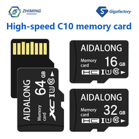 Cartes mémoire SD TF en plastique bon marché C10/U3 pour le stockage sur téléphone, caméra IP, CCTV, consoles de jeux 8 Go-256 Go