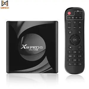 2023 X88 Pro 13 Smart Tv Box Android 13.0 Tvbox Rk3528 Quad Core Ondersteuning 8K Video Decodering Wifi6 Bt5.0 Settopbox