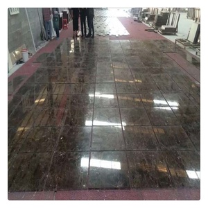 Grandes dalles <span class=keywords><strong>de</strong></span> marbre brun Emperador foncé antique, modernes et polies, en pierre technique, pour la décoration des murs et des sols d'hôtels - Product Image 3
