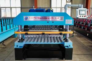 Tam otomatik hidrolik fabrika doğrudan satış oluklu Metal çatı rulo makinesi oluklu kavisli çatı makinesi çatı ve duvar - Product Image 2