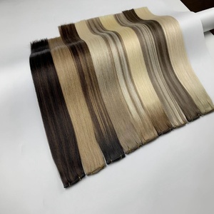 Extensiones de cabello de alta calidad Genius Weft Extensiones de cabello humano doble dibujado Body Wave Genius Weft 100% Cabello humano - Product Image 2