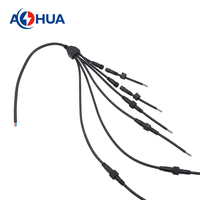 Proyecto de iluminación Led de jardín 2 cables Tipo de tornillo Ip65 Ip67 Conectores impermeables Tipo Y Divisor de cable
