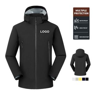 High Quality Custom Logo Letterman Waterproof <b>Zip</b> <b>up</b> <b>Jacket</b> Custom Windbreaker <b>Jacket</b> Winter Gym <b>Jacket</b> for Men Winter 2025 - Product Image 3