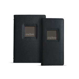 Manufacturer Textured Leather Style Menu Folders with Square Porthole Stitched Finish Restaurant Menu Cover - Product Image 3