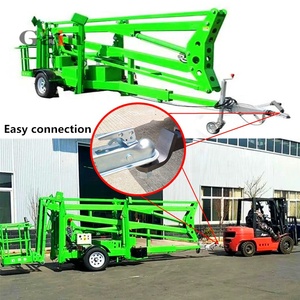 <span class=keywords><strong>Nacelle</strong></span> élévatrice articulée sur remorque 16m 20m 22m, élévateur hydraulique remorquable araignée avec CE/EPA pour la construction - Product Image 3