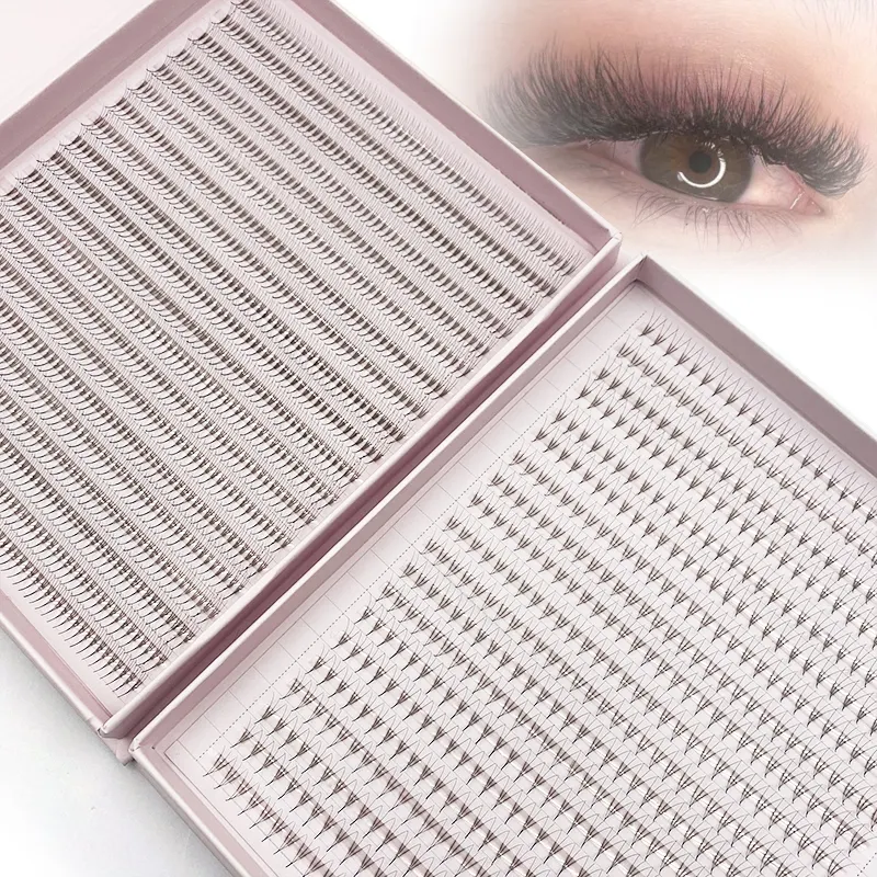 C, CC, D, DD, L, M Curl Heat-Bonded Premades Volume Lashes 0.03 0.07 0.05 Pre made Fans 3D Mixed Promade Eyelash Extensions