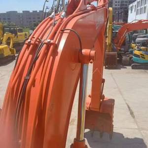 HITACHI ZX120 a utilisé l'excavatrice de 12 tonnes équipée du moteur d'Isuzu Excavatrice utilisée par machines de construction municipales en vente - Product Image 5