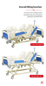 Лучшая цена, медицинская кровать ICU с матрасом-оптовая продажа, электрическая/ручная кровать для пациента для дома/больницы-индивидуальное обслуживание OEM - Product Image 4