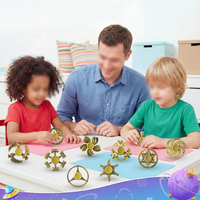 Juguetes Fidget Spinner de Aleación Premium Duraderos, Spinner de Mano Giratorio con Protección, Giroscopio de Dedo para Descompresión, Novedoso Gadget, Regalos