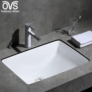 OVS CUPC su misura sotto il bancone lavabo in ceramica sottomontaggio lavabo da bagno lavabo rettangolare lavabo