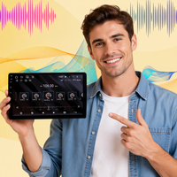 Radio Universal para Auto de 10 Pulgadas con Pantalla IPS, WiFi Integrado, Android 15, GPS, Unidad Principal con Pantalla Táctil 2-Din, Negro