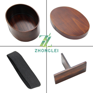 Boîte à Lunch en bois cuisine enfants, Bento de Style japonais pour enfants à l'école, vaisselle boîtes de bol organisateur de voyage 4 pièces - Product Image 4