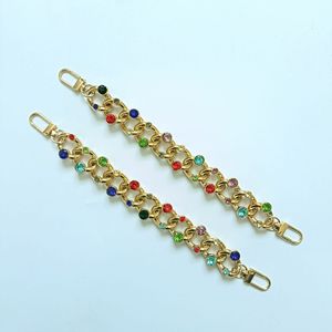 Nouveau strass métal perle trou chaussures chaîne bricolage détachable chaîne chaussures décorations mode pour enfants adultes - Product Image 2