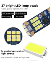 A80 T10 2016 27SMD 27LEDs 2016 Auto-Innenbeleuchtung LED-Breitenleuchte W5W Canbus Auto-LED-Glühbirne DC12V - 24V für Auto-Zubehör
