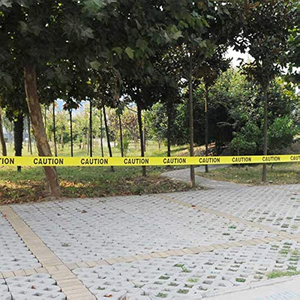 Số lượng lớn các mặt hàng tùy chỉnh phản xạ nguy hiểm ngầm cáp điện phát hiện PE cảnh báo CAUTION Vàng cuộn băng - Product Image 6