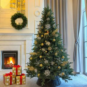 Árbol de Navidad Artificial de Abeto Verde de Alta Calidad, con Aspecto Natural, Mezcla de PVC+PE, de Guangdong, con Adornos - Product Image 3