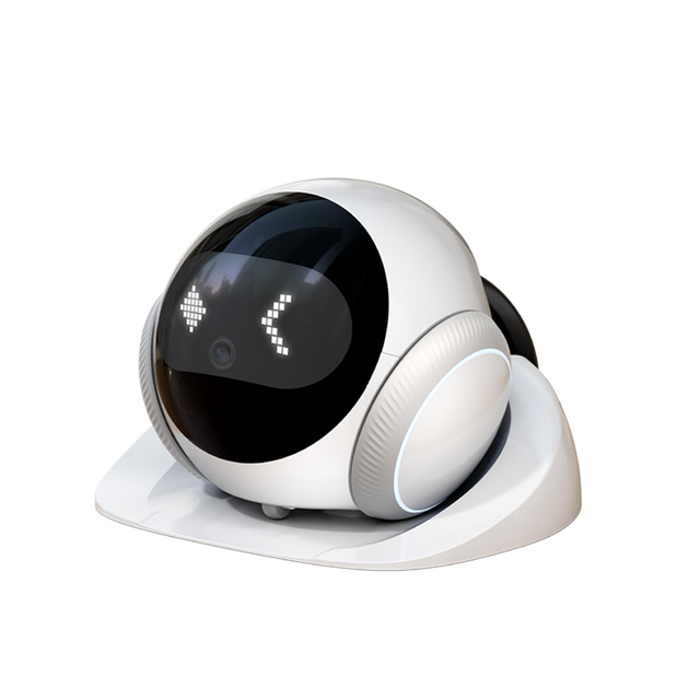 AI-powered Plastic Pet Companion Robot Smart Camera App Control Speech Recognition Wi-Fi 4G HD Whole Home Mobile Security Cat
