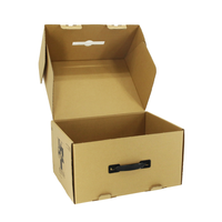 Boîte d'emballage en papier ondulé personnalisée pour appareil ménager Boîte de transport Doublure en éponge Finition bronzante Boîte de cassette d'avion