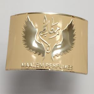 Etichette in Metallo Curvo con Stampa in Oro <span class=keywords><strong>per</strong></span> <span class=keywords><strong>Bottiglie</strong></span> di <span class=keywords><strong>Vino</strong></span> e Profumo, Etichette in Alluminio <span class=keywords><strong>per</strong></span> Confezioni Regalo - Product Image 3