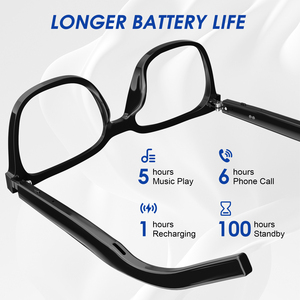 Gafas Inteligentes Bluetooth M10 Pro B para Ray Ban, Gafas de Sol Polarizadas para Exteriores con Protección UV400, Meta 55+55mAh, Moda para Hombre/Mujer - Product Image 4