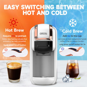 Machine à café à capsules automatique électrique Cafelffe 4-en-1 MK-603 20 bars Espresso chaud/froid Compatible Nes Original/DG/44 mm ESE - Product Image 3