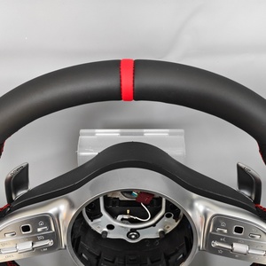 Volant en cuir de qualité supérieure pour Mercedes Benz <span class=keywords><strong>AMG</strong></span> C219 CLK500 W166 W206 W118 X156 E63 - Product Image 6