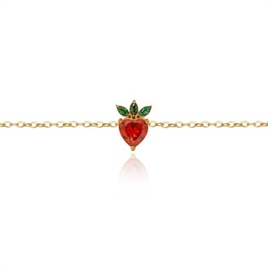 Dainty Gold Fruit <b>Cute</b> Accessories Jewelry <b>Bracelet</b> Zircon <b>Bracelets</b> Women - Product Image 2