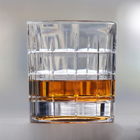 Verres à whisky rotatifs en verre de cristal de luxe Tasse à brandy Gobelet en verre à boire de haute qualité