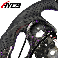 Accessoires de voiture, volant personnalisé en cuir et fibre de carbone pour Honda Accord 9e génération Coupé Sport Odyssey Civic 2012-2017