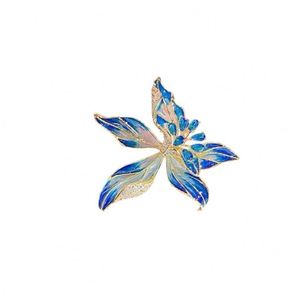 Exquisite Silver Plated Orchid Brooches Crystal Rhinestone Elegant Temperament <b>Wedding</b> Coat <b>Accessories</b> for Women Gift - Product Image 5