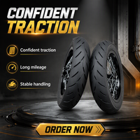 Kit de roues de conversion Supermoto à jantes larges avant et arrière, pneu semi-slick 90/90-12 pour moto tout-terrain Surron Light Bee, amélioration de marché secondaire