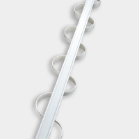 Système de rail de rideau de bureau à plis ondulés silencieux S-Wave avec rail motorisé intelligent compatible Z-Wave pour un fonctionnement fluide