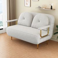 Maßgefertigter Multifunktionaler Schwamm-Klappsessel mit Doppelfunktion, Ausziehbarer Armlehnenstuhl, Komfortables Klassisches Sofa für Nagelstudios