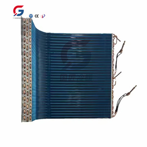 Tamanho personalizado Fábrica-Direto Pré-Revestido Alumínio Folha Permutador De Calor De Ar Tubo Alumínio Fin 20 + Núcleo De Motor Feito De Fábrica - Product Image 1