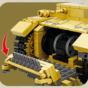 Guerre mondiale 1543 + pièces véhicule <span class=keywords><strong>de</strong></span> <span class=keywords><strong>Combat</strong></span> blindé modèle Construction <span class=keywords><strong>jouet</strong></span> chars allemands bloc <span class=keywords><strong>de</strong></span> construction Kit jouer ensemble enfants garçon militaire ensemble - Product Image 4