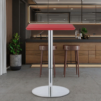 Tables de bar hautes réglables en métal et en MDF pour la maison et le bar à domicile et à usage commercial