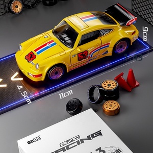 Aijh Kim Loại <span class=keywords><strong>1</strong></span>:43 Con Quay <span class=keywords><strong>RC</strong></span> Trôi Xe 2.4G Đầy Đủ Quy Mô Với Ánh Sáng Rtr Xe Đôi Cửa 4WD Điều Khiển Từ Xa Xe Mô Hình Đồ Chơi - Product Image 6