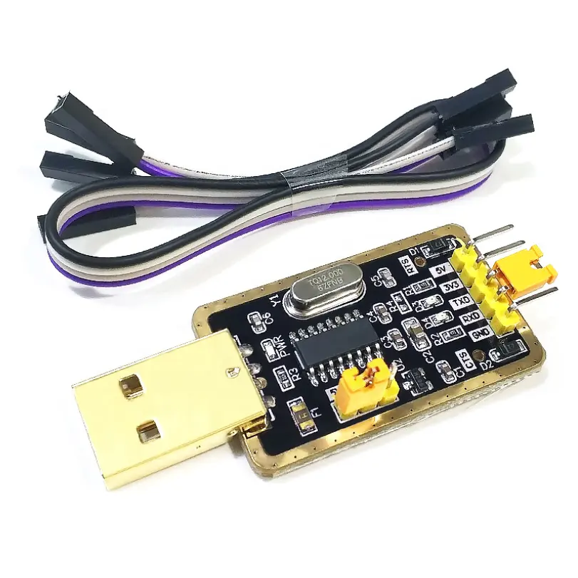 RS232 USB to TTL module Upgrade board for serial port conversion TTL flashing line CH340G