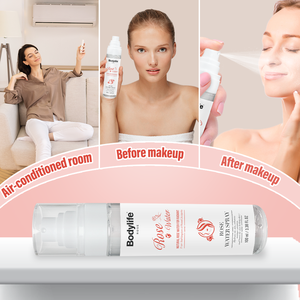 Vente en gros d'<span class=keywords><strong>eau</strong></span> de rose avec niacinamide acide hyaluronique <span class=keywords><strong>eau</strong></span> de rose bio hydratante vaporisateur tonique pour le visage - Product Image 5